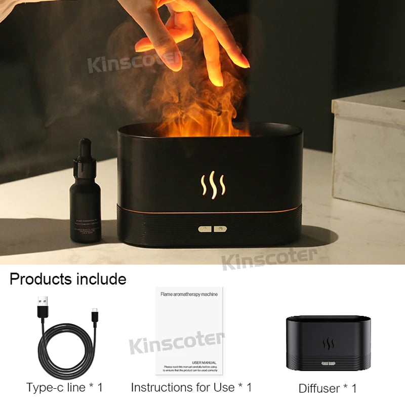 Purely You™ | Flame Aroma Diffuser & Humidifier