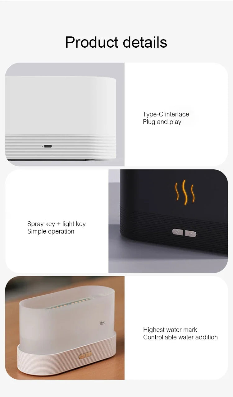 Purely You™ | Flame Aroma Diffuser & Humidifier
