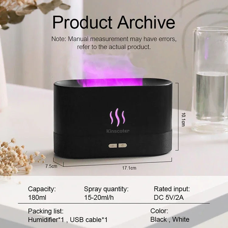 Purely You™ | Flame Aroma Diffuser & Humidifier