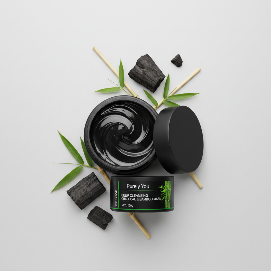 Deep Cleansing Charcoal - Flat Lay